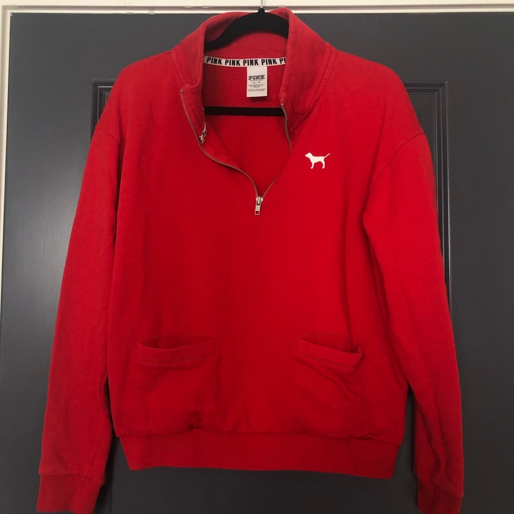 Victoria Secret PINK 3/4 Zip Sweatshirt